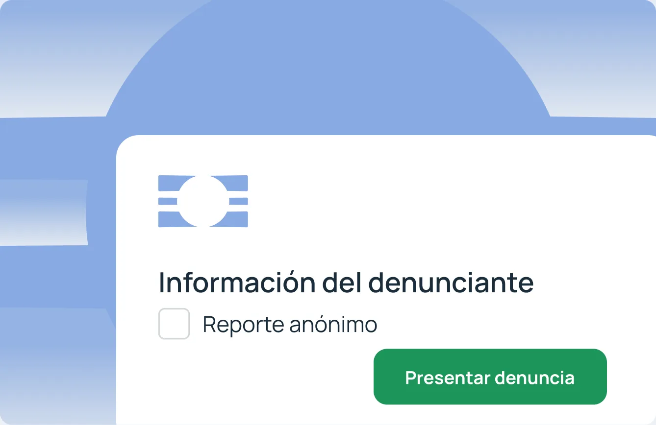 Ethic Lines report form with the anonymous reporting option